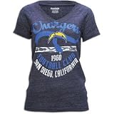 Chargers Retro Sport NFL Oil Can Flirt Tee - Women's