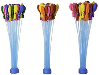 GFE 111 Balloons Minute 3 Packs Magic Balloons Water Kids Toys Bunch O Already Tied Inflator Pump Filler Tool For Girl Boy Children Adult Twenty One Happy Birthday Party Wedding Game Festival