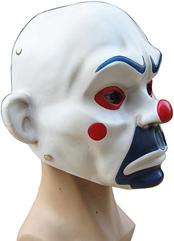 OM(TM) Resin Batman The Dark Knight The Joker Clown Adult Costume Mask