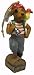 Salty Dog Pirate with Parrot Christmas Ornament Treasure Chest Image