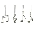 Mini Notes Shapes Ornament - Assorted
