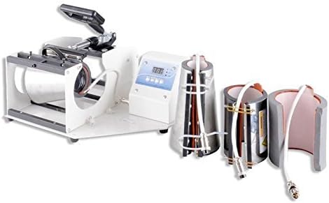 Interchangeable Mug Element Digital 11oz / 15oz Mug Press Machine - Heat Transfer Sublimation (With Add-On 12oz Latte Mug Heat Element)