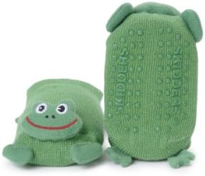 Skidders Infant Socks 3D Froggy Booties Green 1pair