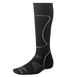 SmartWool PHD Ski Racer Socks - Mens 2011 Large - Black-Gray