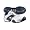 Men's Wilson Trance All Court Tennis Shoe-White/Navy/Silver (11)