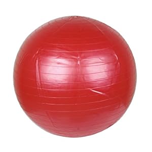 Como 45cm Dia Red Rubber Massage Body Exercise Fitness Ball