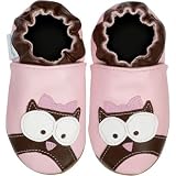 Robeez Owl Pastel Pink Shoes