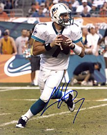 Chad Henne Autographed / Signed Miami Dolphins Looking to Throw 8x10 Photo