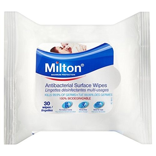 Milton 2 Antibacterial Surface Wipes 30