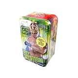 Topps - Jeux de sociéte - Boite Métal - Catch - 25 cartes + 1 mega carte - Rey Mysterio