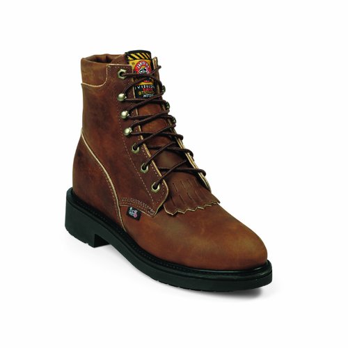 Justin Womens 6 Lace-R Work Boots