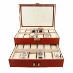 Custodia per 24 orologi con due piani...