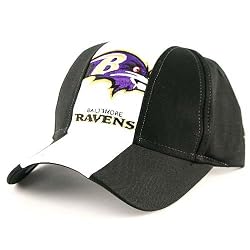 Baltimore Ravens Center Stripe Adjustable Baseball Hat