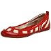 Via Spiga Women's Beloved Flat,Red Zebra,9.5 M US