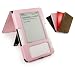 Tuff-Luv Veggie Faux Leather Case Cover for 6-inch Amazon Kindle 3/Global Wireless - Red  from Tuff-Luv