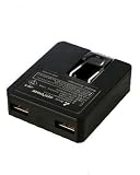 バッファローコクヨサプライ Arvel USB 2口出力 ACアダプターワールドワイド仕様 黒 AGP5V2BK