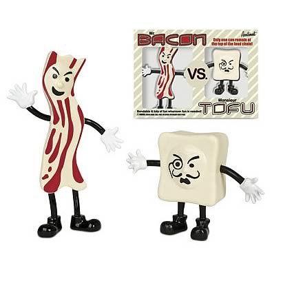 Mr. Bacon vs. Monsieur Tofu Action Figures 41GrSdaokZL Mr. Bacon vs. Monsieur Tofu Action Figures