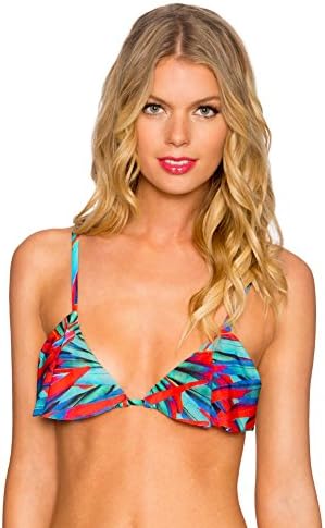B Swim Women's U88 Show Stopper Tri Bikini Tops,THUNDERBIRD,MEDIUM