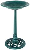 Gardman BA01136 Pedestal Bird Bath Verdigris