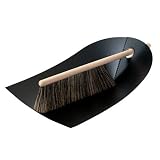 Dustpan and Broom in Black