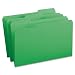 Smead 1/3-Cut File Folders, Heavy Duty Reinforced Tab, Legal Size, Green, 100 Per Box (17134)