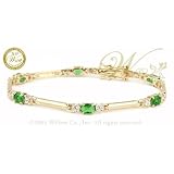WILLOW XPRESS: *MICHELLE PERIDOT CZ BRACELET*