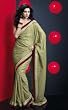Aarushi Printed Georgette Saree / Sari fabric for casual wear