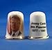 Porcelain China Collectable Thimble - Jimmy Carter 39th President USA - Free Gift Box