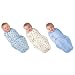 Summer Infant SwaddleMe 3 pack,Sports, Sports Dots, Blue