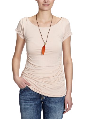 MEXX Damen T-Shirt, N1ME5034, Gr. 36 (S), Beige (685) Preisvergleich