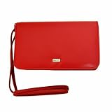 Buxton Check Clutch Mini Bag On A String (Red)