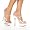 5 1/2 Inch Sexy Evening Hi Heel Shoes Stiletto Heel Platform Sandal Clear Size: 5