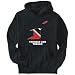Hoodie Mens Black  Trinidad And Tobago - Country Map Color Countries