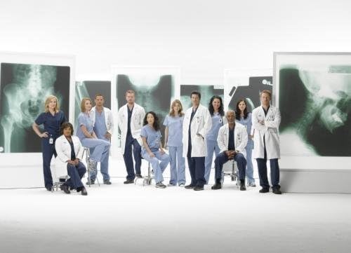 Greys Anatomy Poster Cast Xrays #03 11 inches x 17 inches