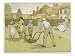 Children Ride on a Donkey as It Pulls a Lawn Mower Art Giclee Poster Print by Francis Bedford, 48x36