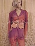 $5750 New JOHN GALLIANO Suede Leather Jacket 10 / 44