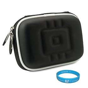 Durable Protective Camera Carrying Case (EVA Black) with Removable Carabineer for Olympus... by SumacLife