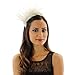 Swanky Celebration Feather Fascinator Cocktail Hat with Headband