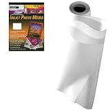 Media Street Royal Canvas, Glossy White Archival Fine Art Inkjet Media, 18.8 mil., 409.6g/m2., 24 x 25' Roll.