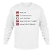 HUG MY ROTTWEILER CHECKLIST Youth Long Sleeve T-Shirt (for Kids) Various Colors Available