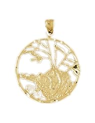 Dazzlers Solid 14k Gold Koala Charm Pendant Available in three colors from jewelsberry (weights: 6.5 grams only)