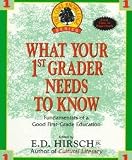 What Your 1st Grader Needs To Know: Fundamentals of a Good First-Grade Education - 1993 (The Core Knowledge Series, Book 1)