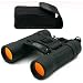 Black 10x25 Binoculars Ruby Coated Lens Golfing Sports
