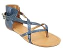 STRAPPY ANKLE CUFF THONG SANDAL
