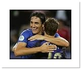 Luca Toni and Francesco Totti Italy Double Matted