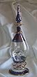 Egyptian Perfume Bottle  Mouth/Hand Blown  Weddings / Favors / Gifts - Color: Blue - (EPB-004BL)