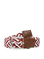 Hackett London Cinturón Nautcl Plait Belt Kids (Rojo)