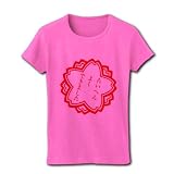 たいへんよくできました リブクルーネックTシャツ(ピンク) M