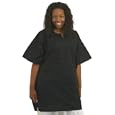 Solid Color Unisex Dashiki Top - Black