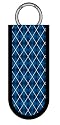 USB Flash Drive Case - Blue Argyle